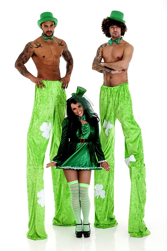 Paddys Day Stilt Walkers