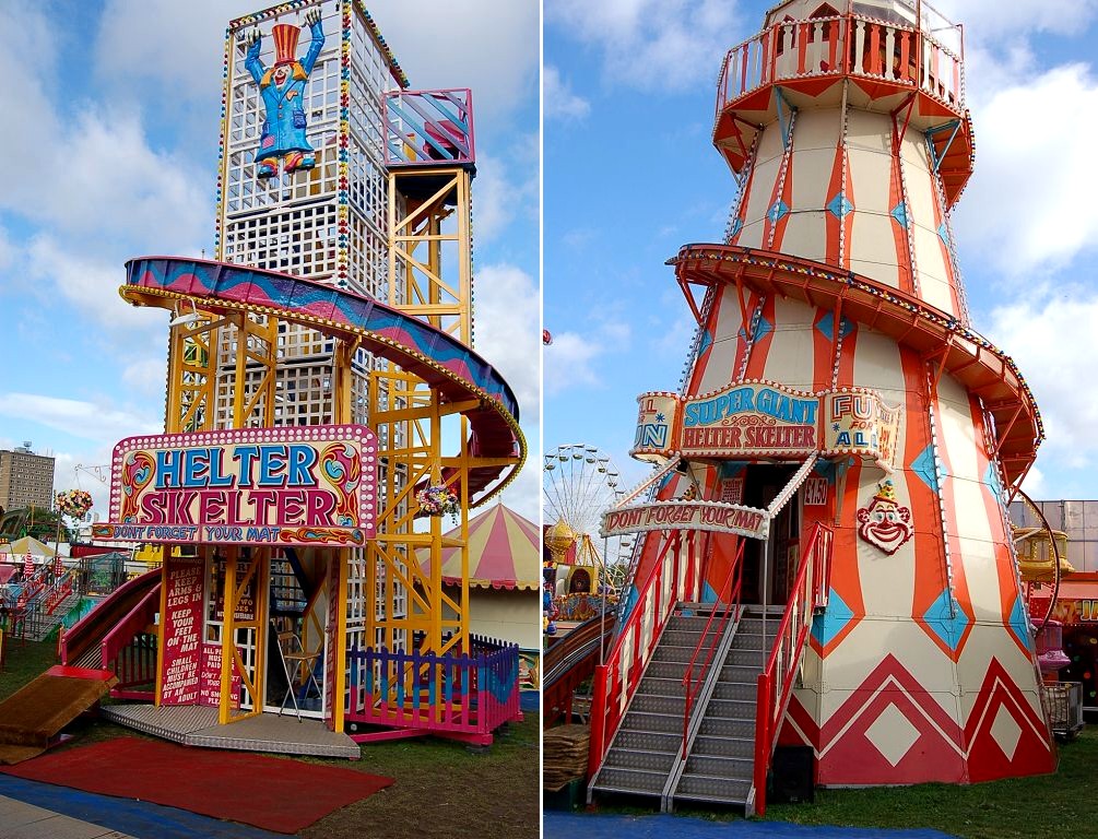 Helter Skelter Funfair Ride-20066